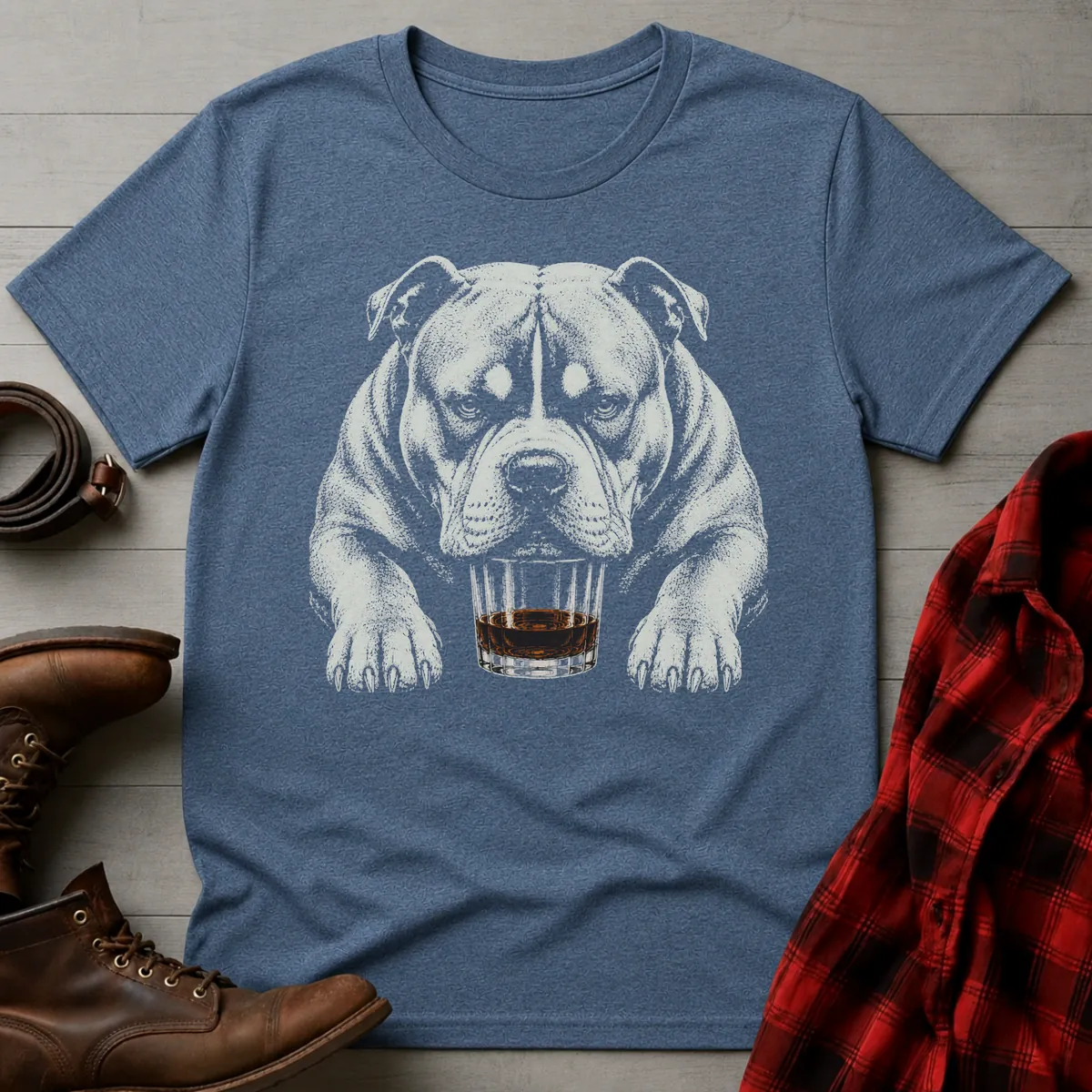 Whiskey Dog American Bully XL T-Shirt