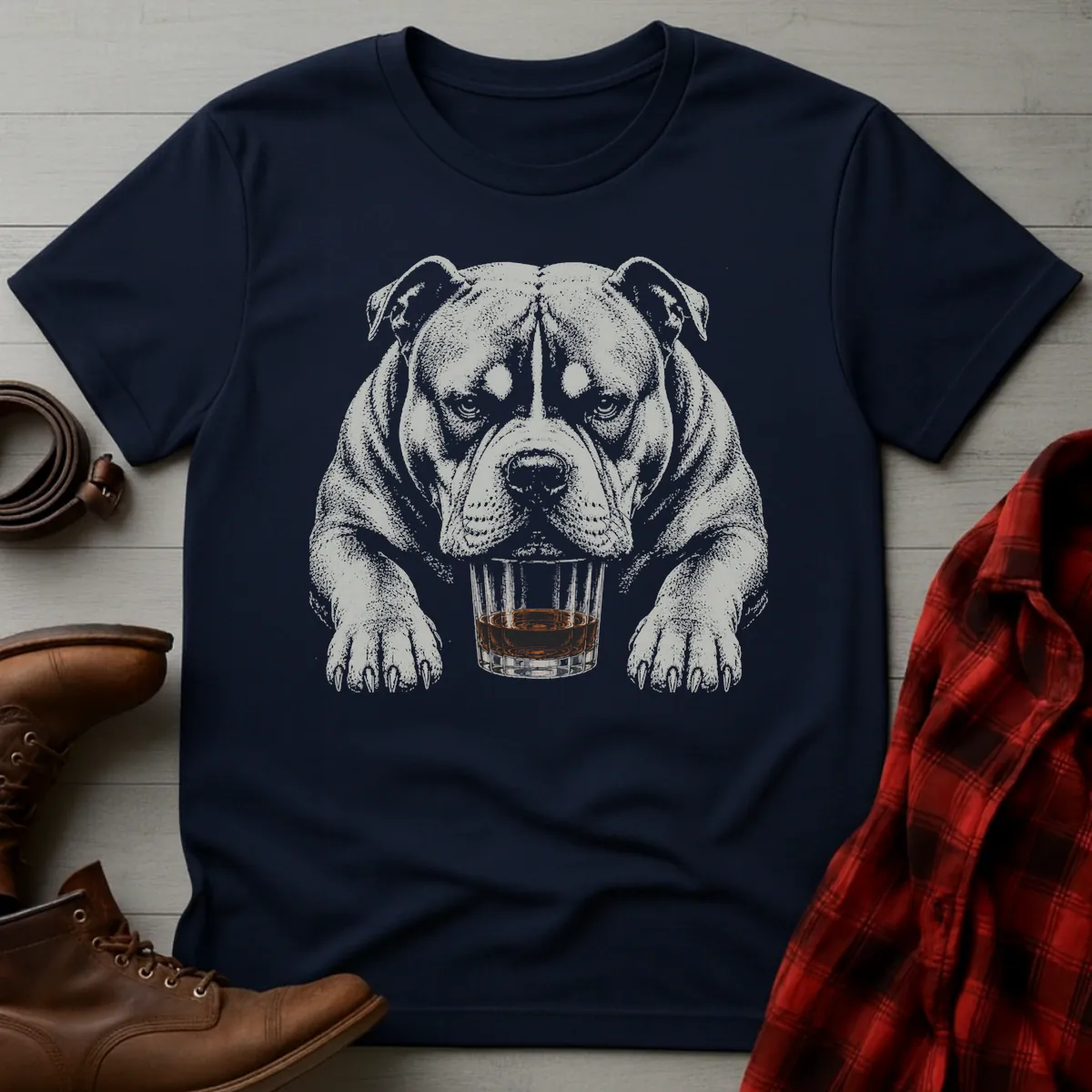 Whiskey Dog American Bully XL T-Shirt