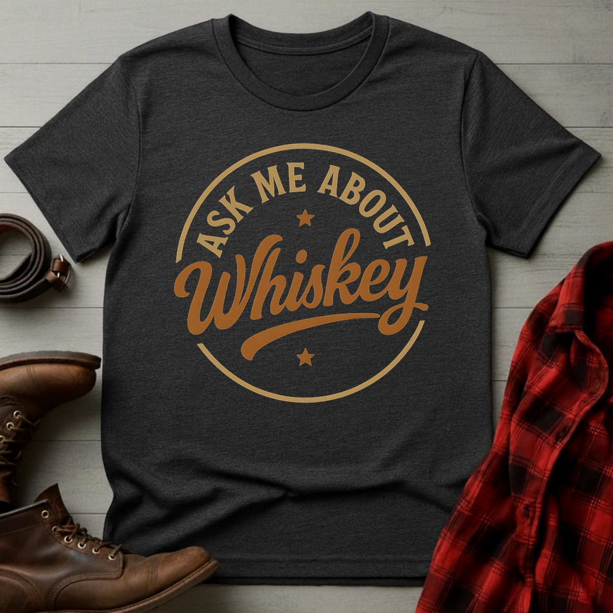 Ask Me About Whiskey T-Shirt