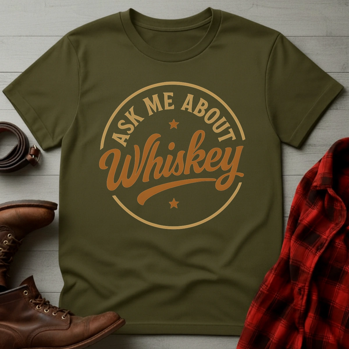Ask Me About Whiskey T-Shirt
