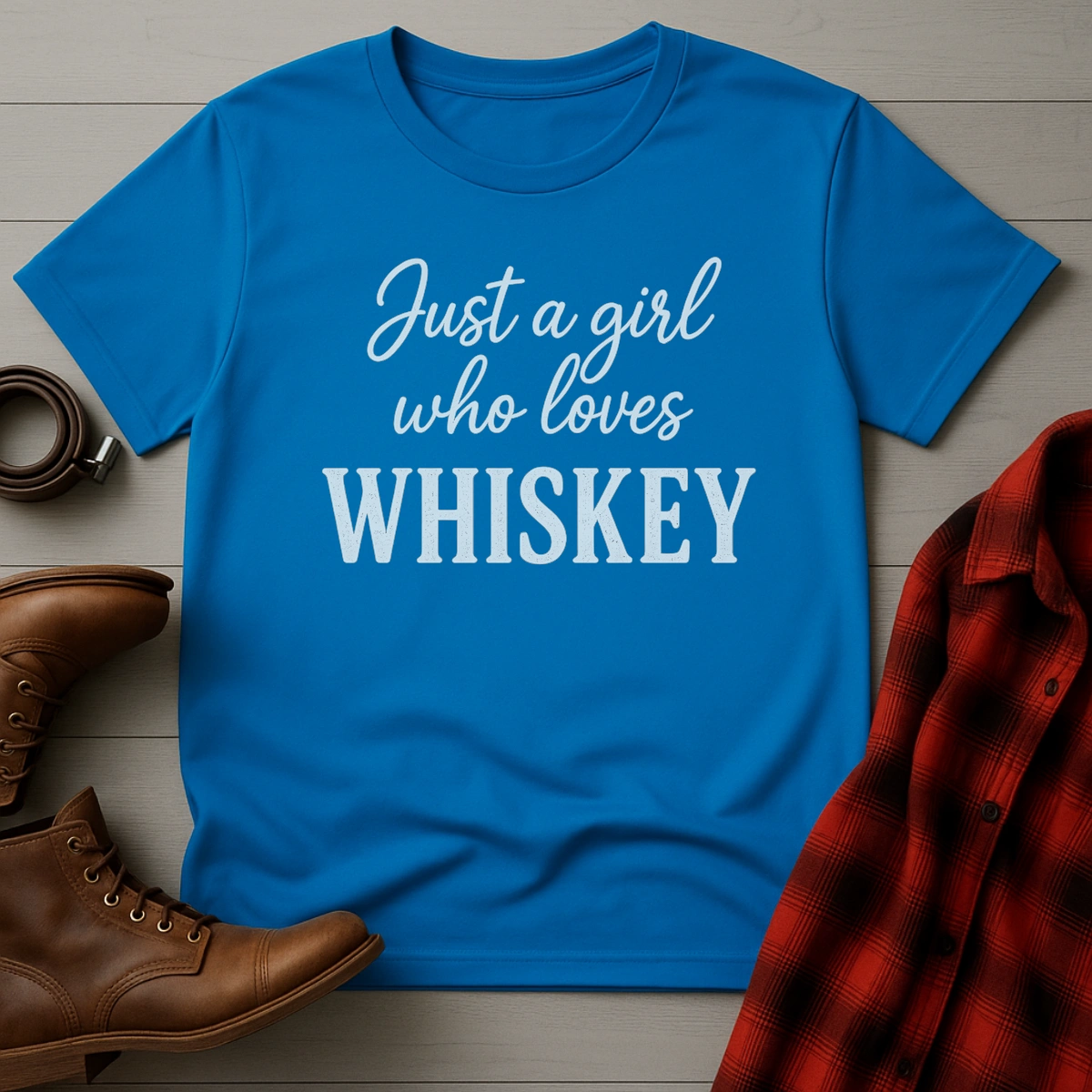 Girl Who Loves Whiskey T-Shirt