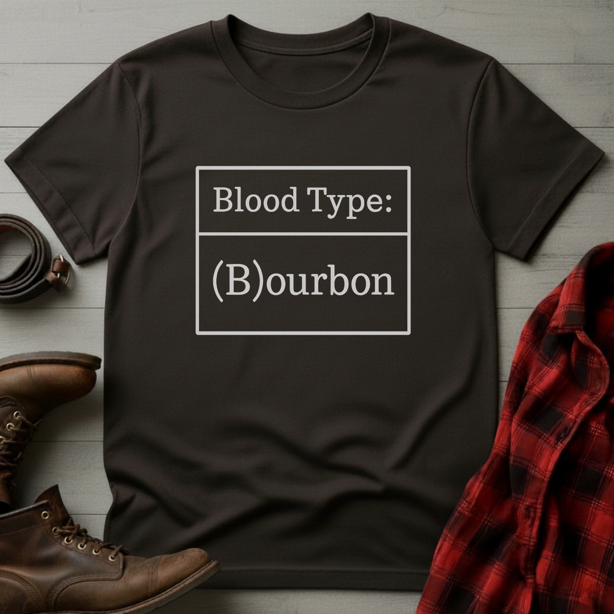 Blood Type Bourbon T-Shirt