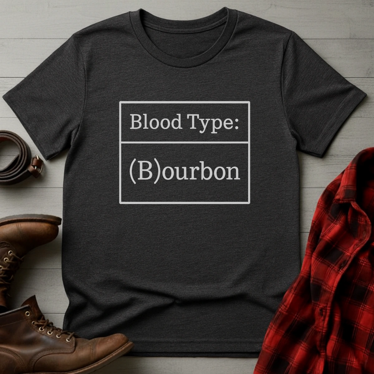 Blood Type Bourbon T-Shirt