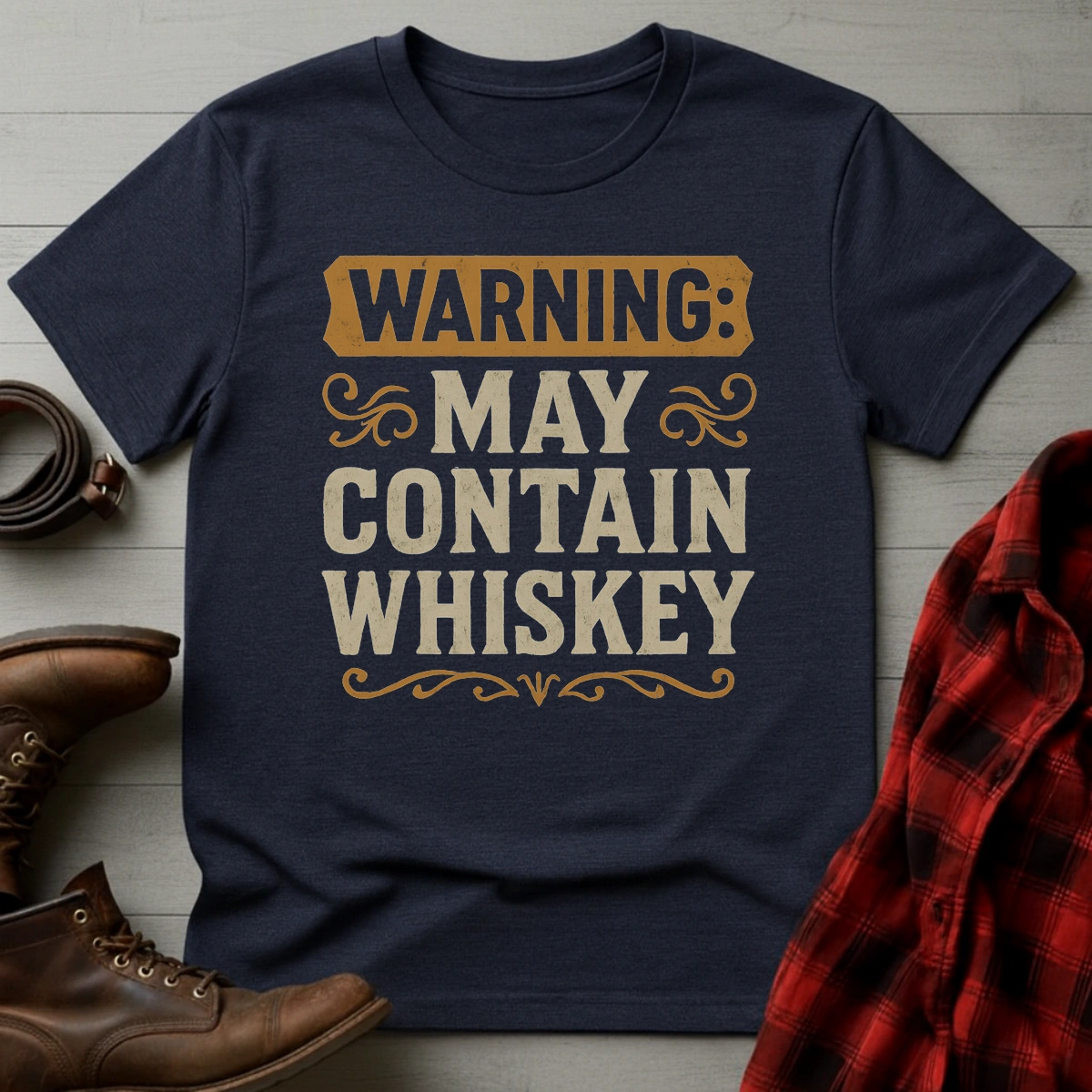 May Contain Whiskey T-Shirt