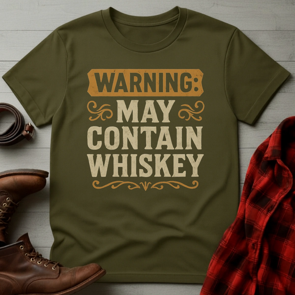 May Contain Whiskey T-Shirt