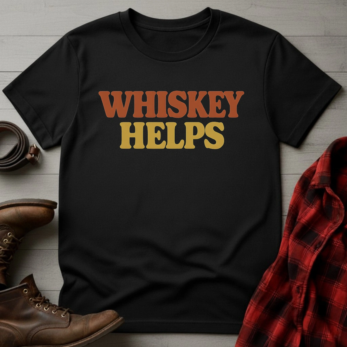 Whiskey Helps T-Shirt