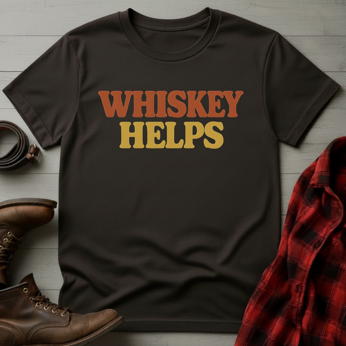 Whiskey Helps T-Shirt