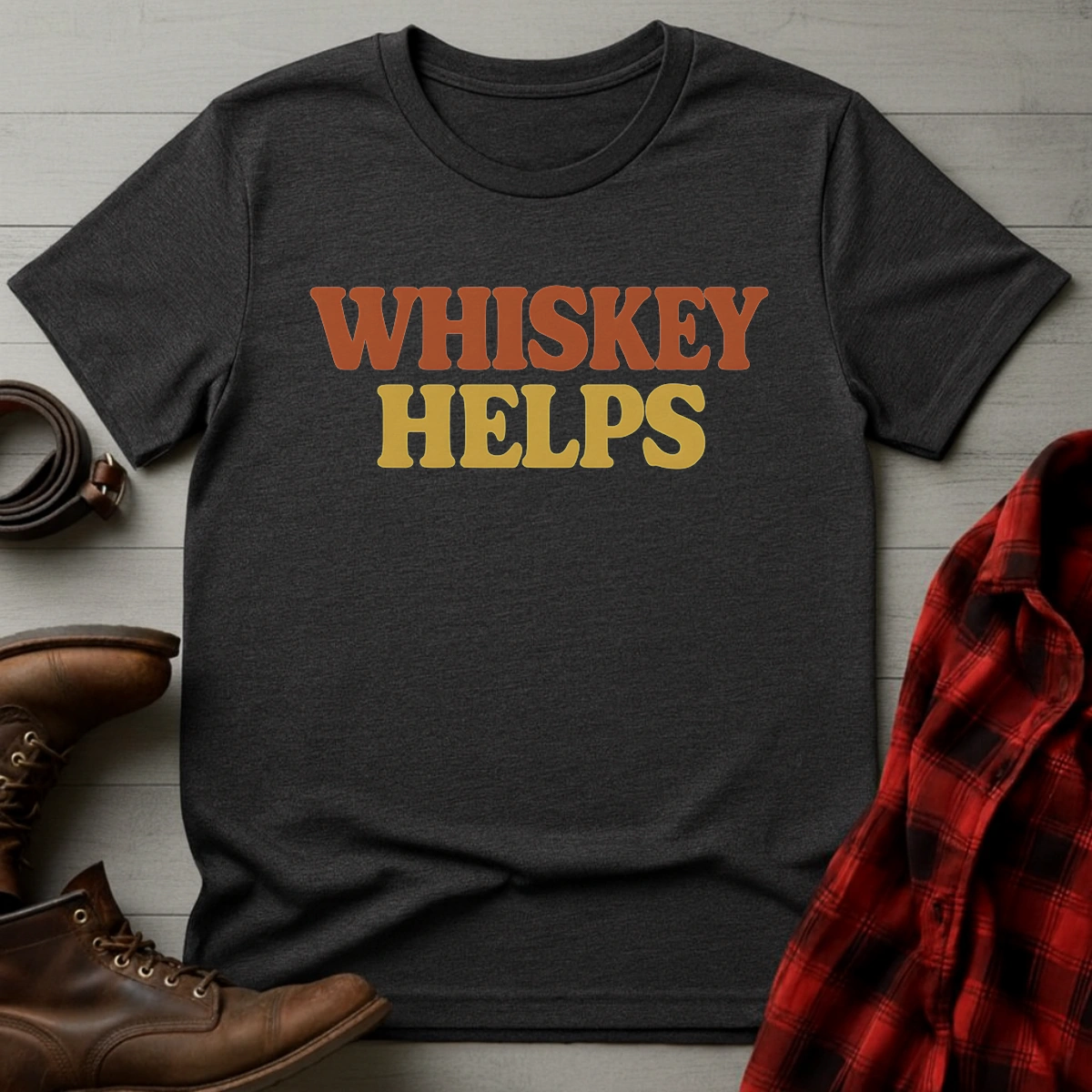 Whiskey Helps T-Shirt