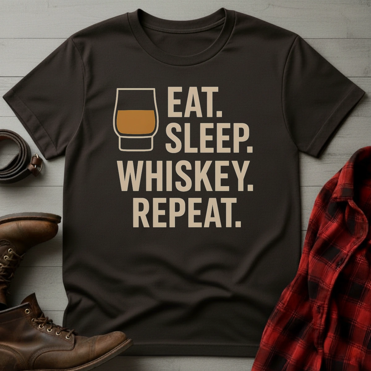 Eat Sleep Whiskey T-Shirt