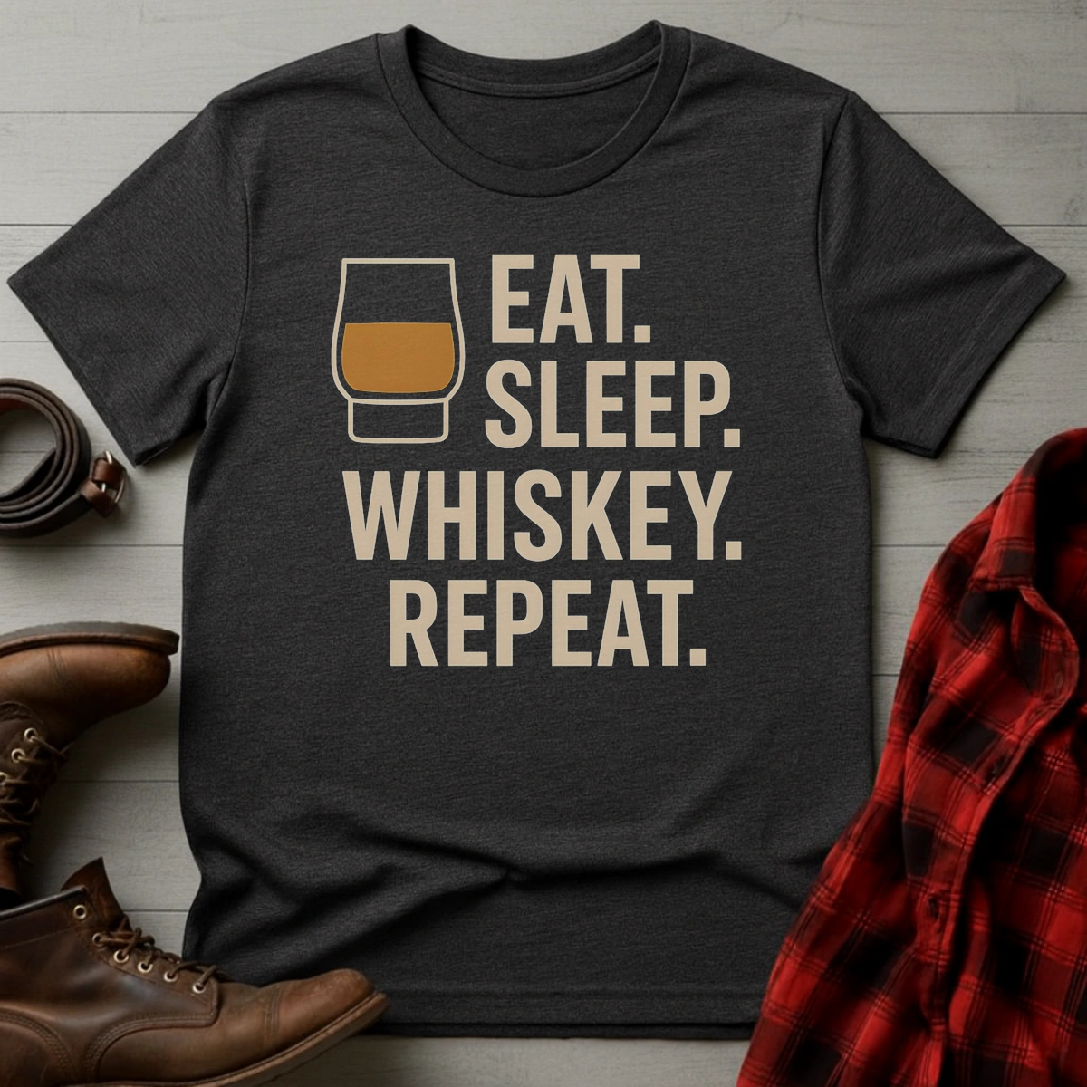 Eat Sleep Whiskey T-Shirt