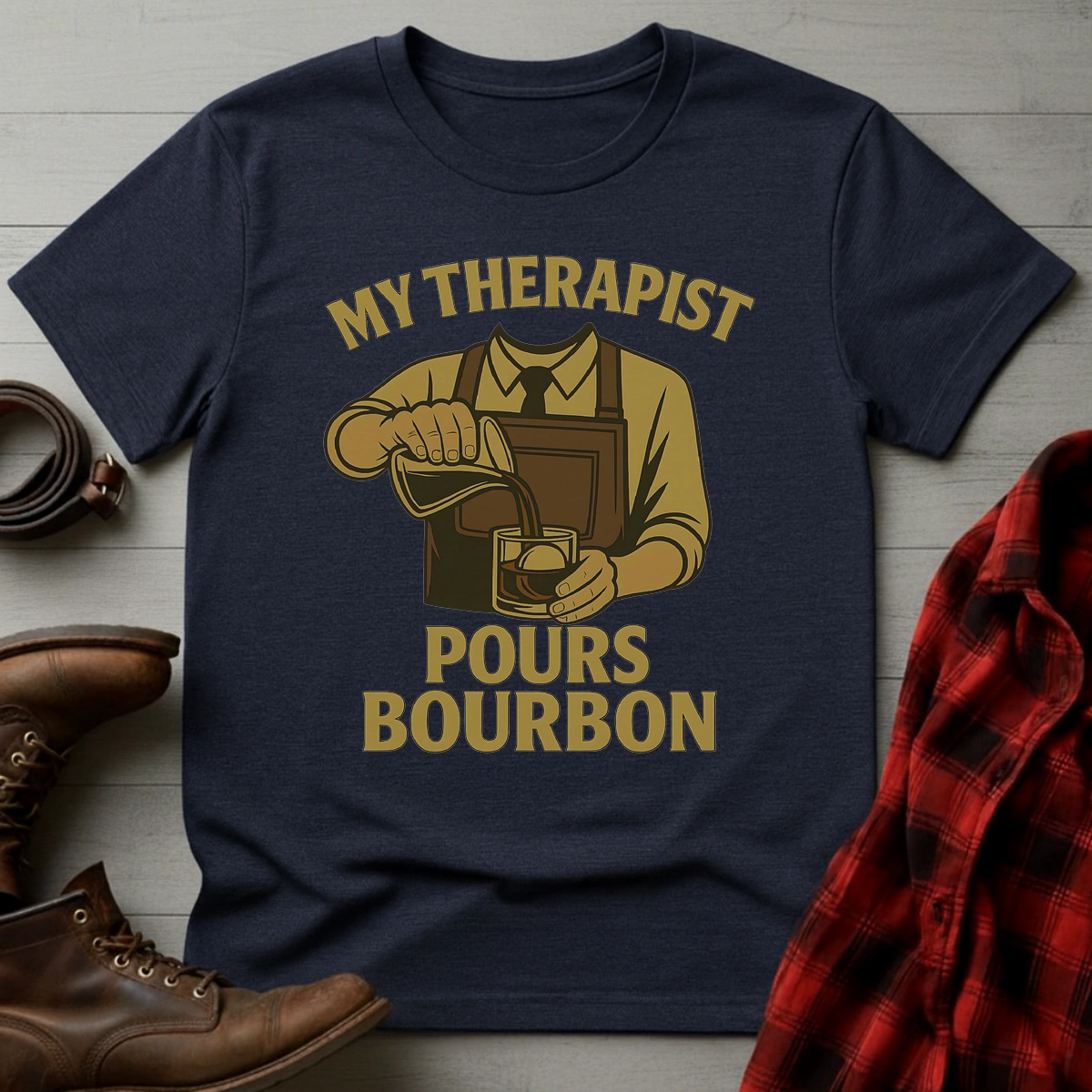 Bourbon Therapist T-Shirt