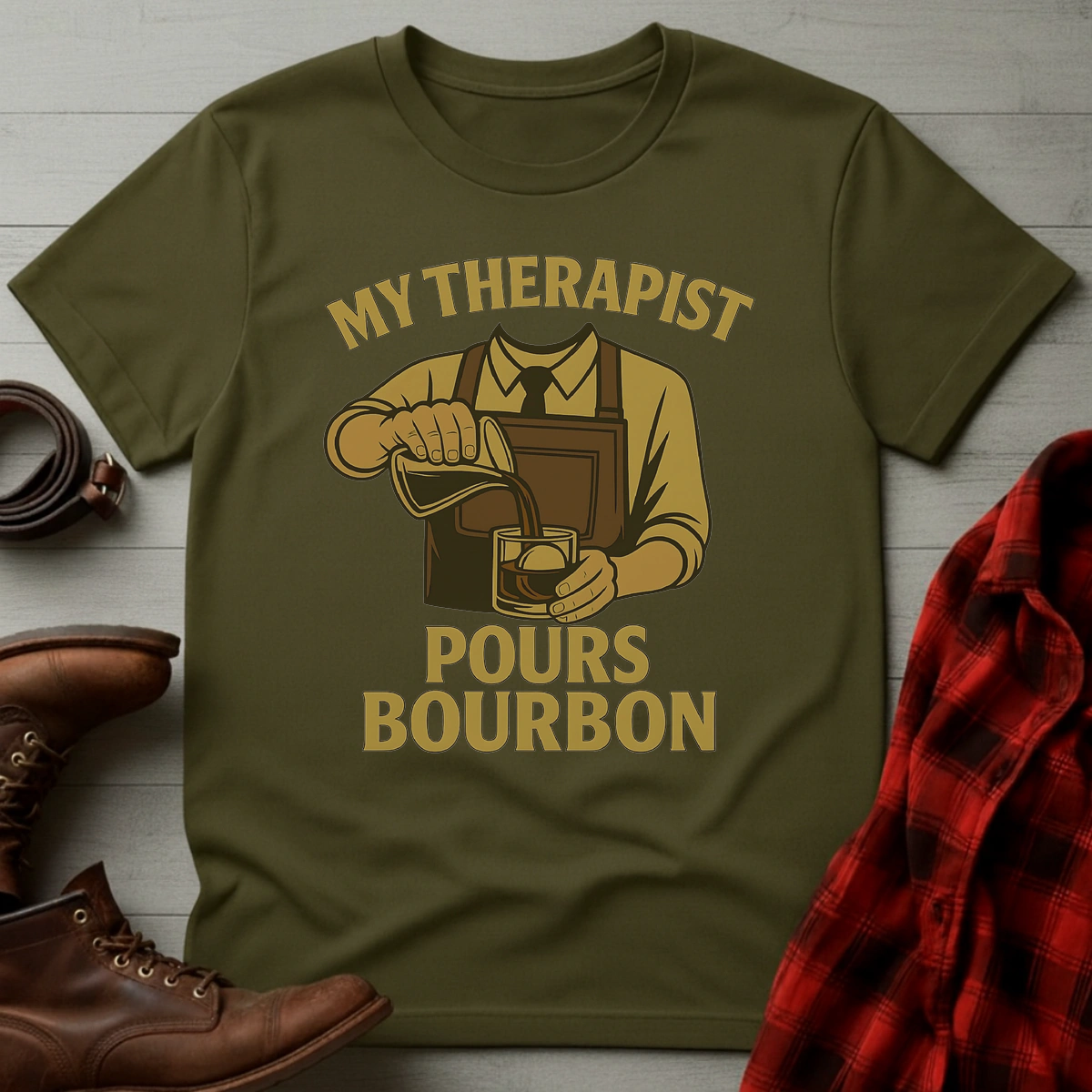 Bourbon Therapist T-Shirt