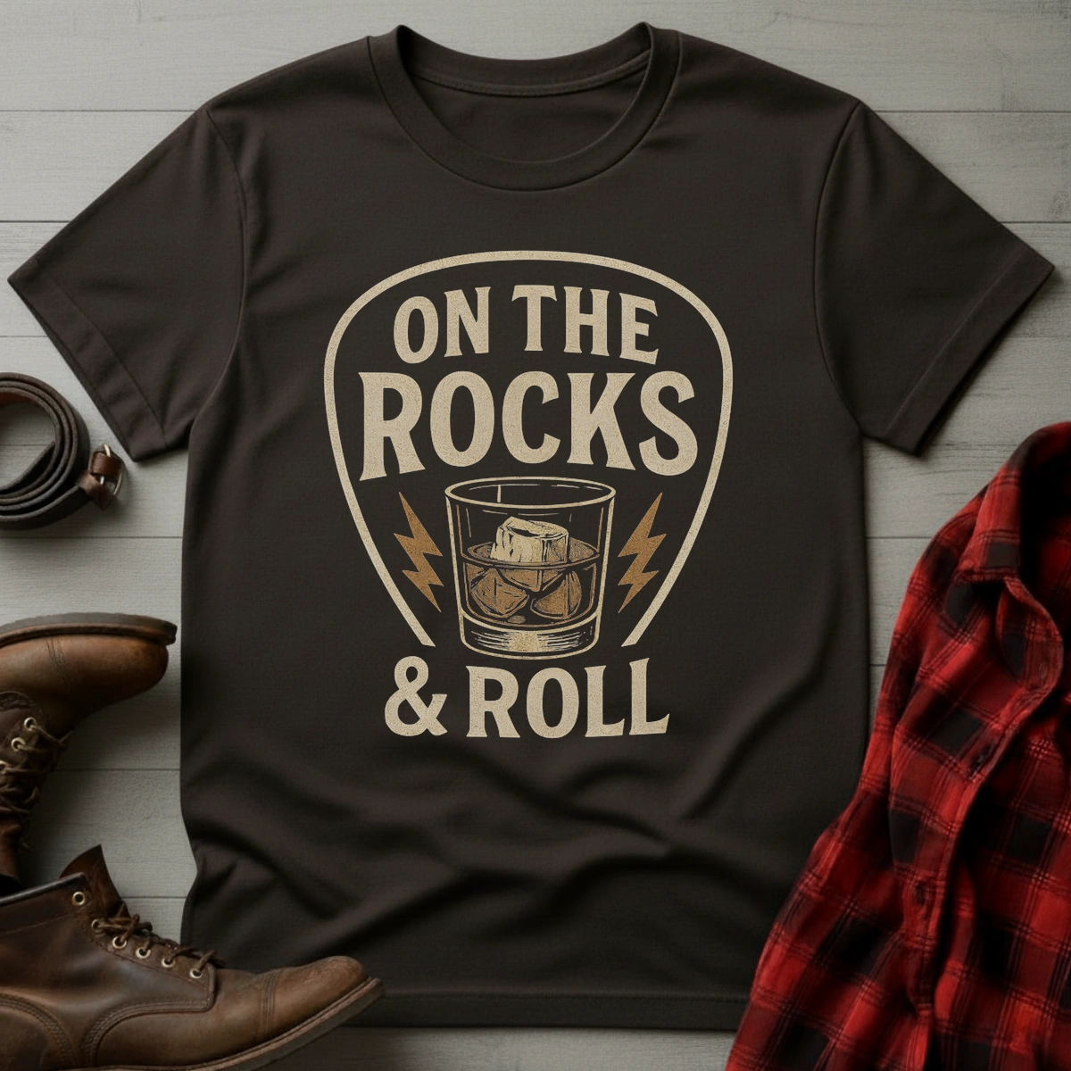 Rocks & Roll Whiskey T-Shirt