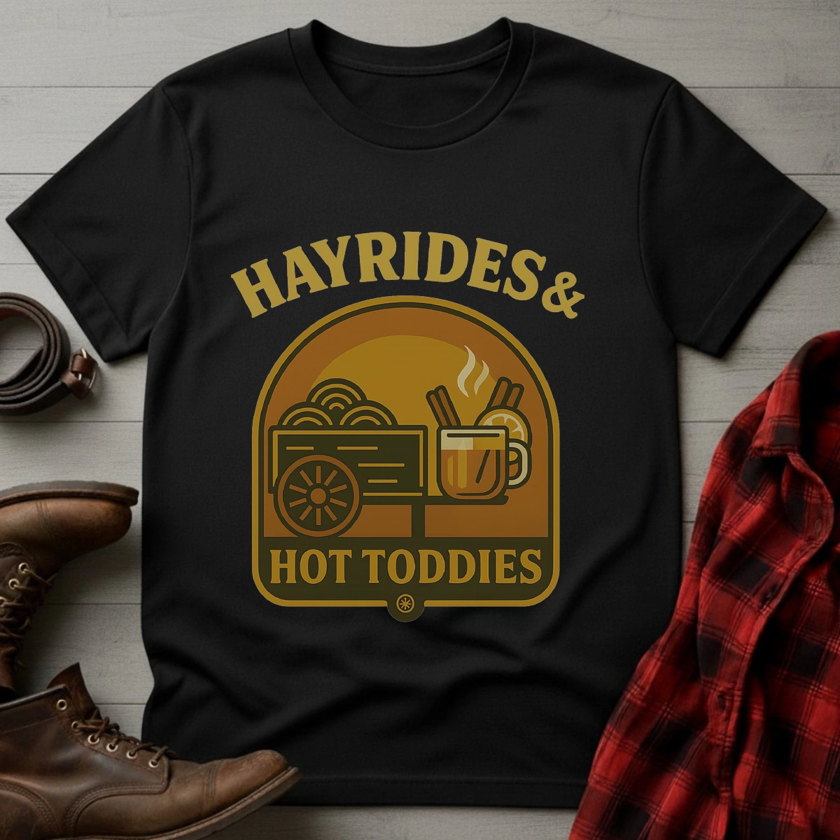 Hayrides and Whiskey T-Shirt