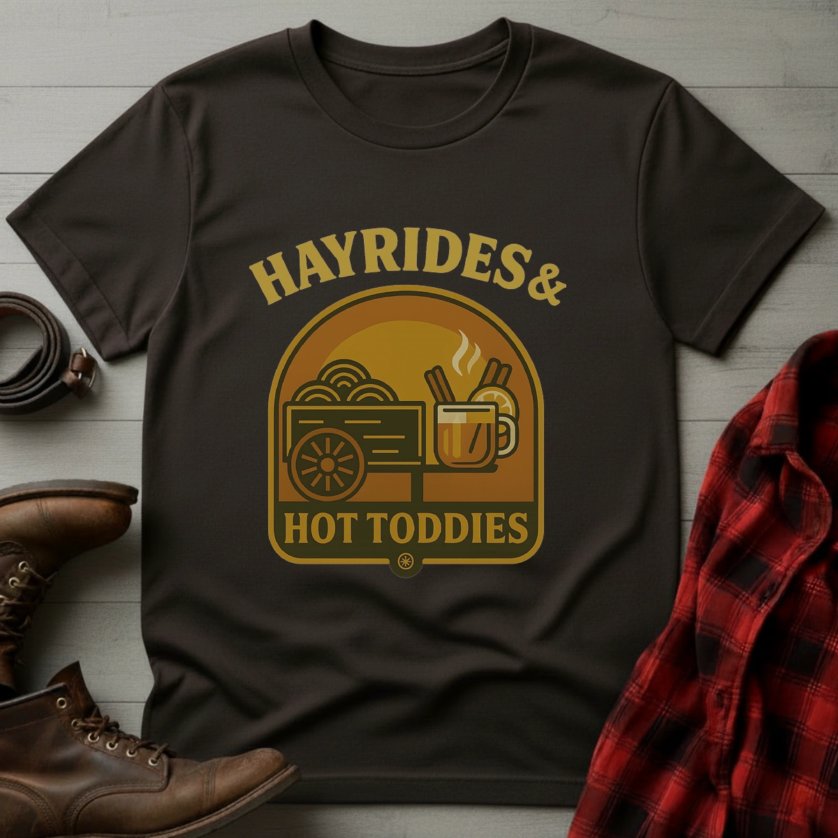 Hayrides and Whiskey T-Shirt