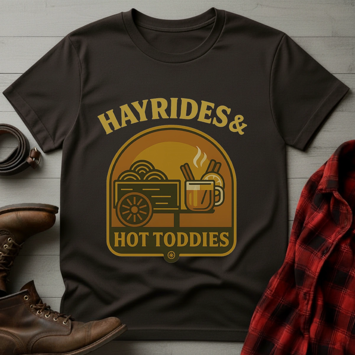 Hayrides and Whiskey T-Shirt