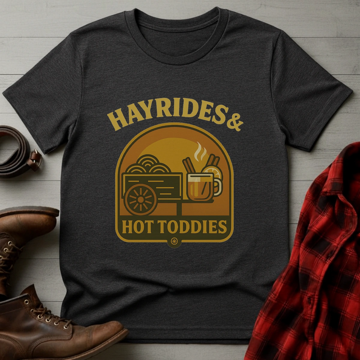 Hayrides and Whiskey T-Shirt