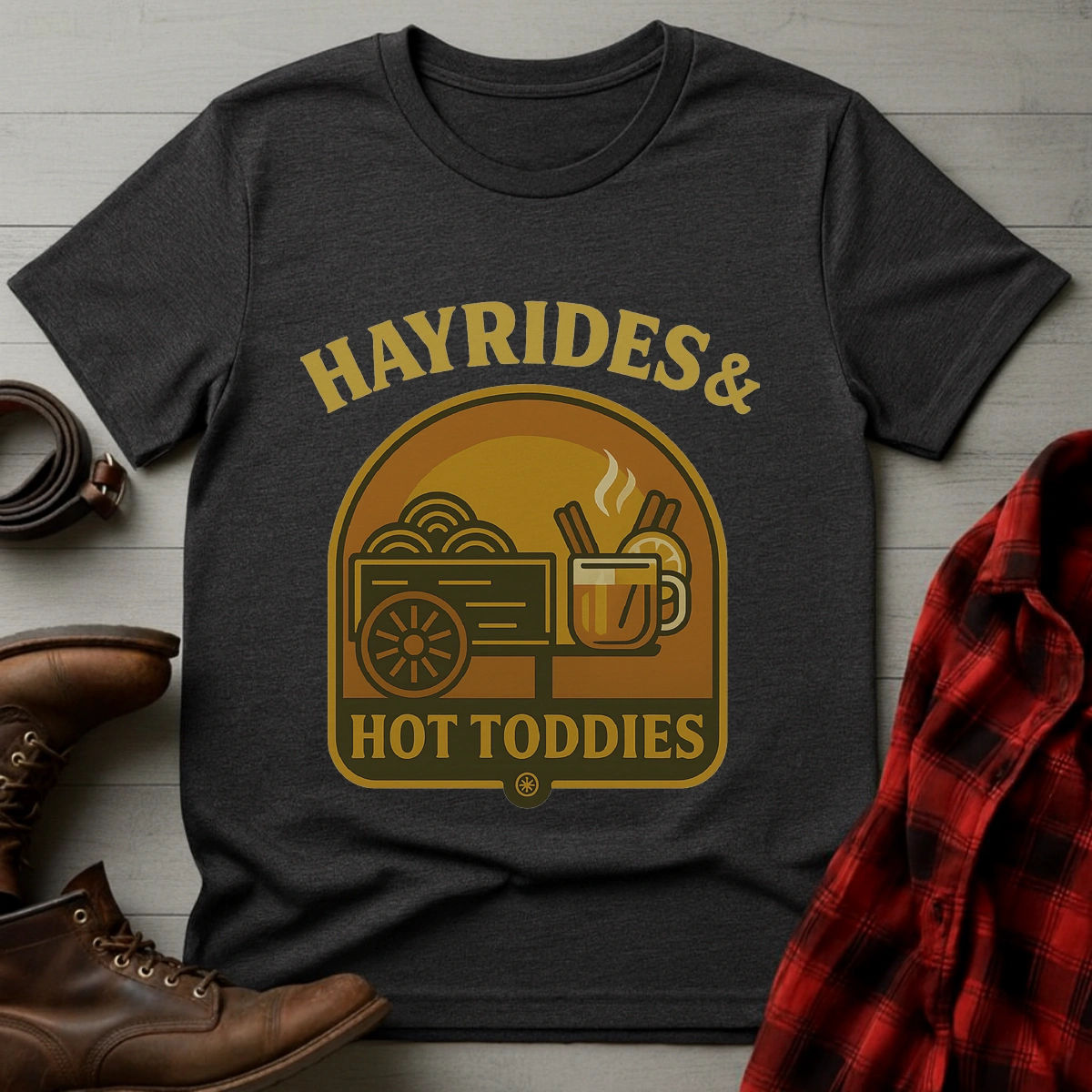 Hayrides and Whiskey T-Shirt