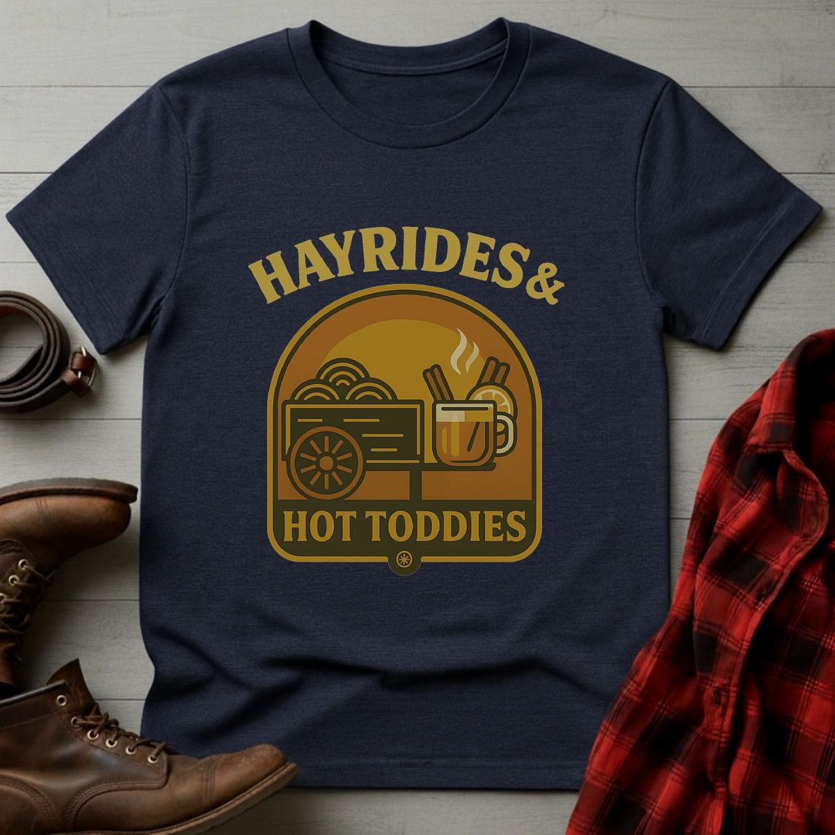 Hayrides and Whiskey T-Shirt