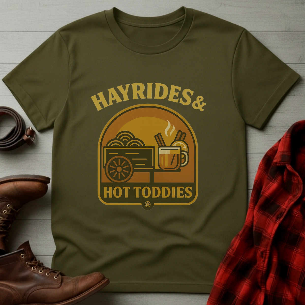 Hayrides and Whiskey T-Shirt