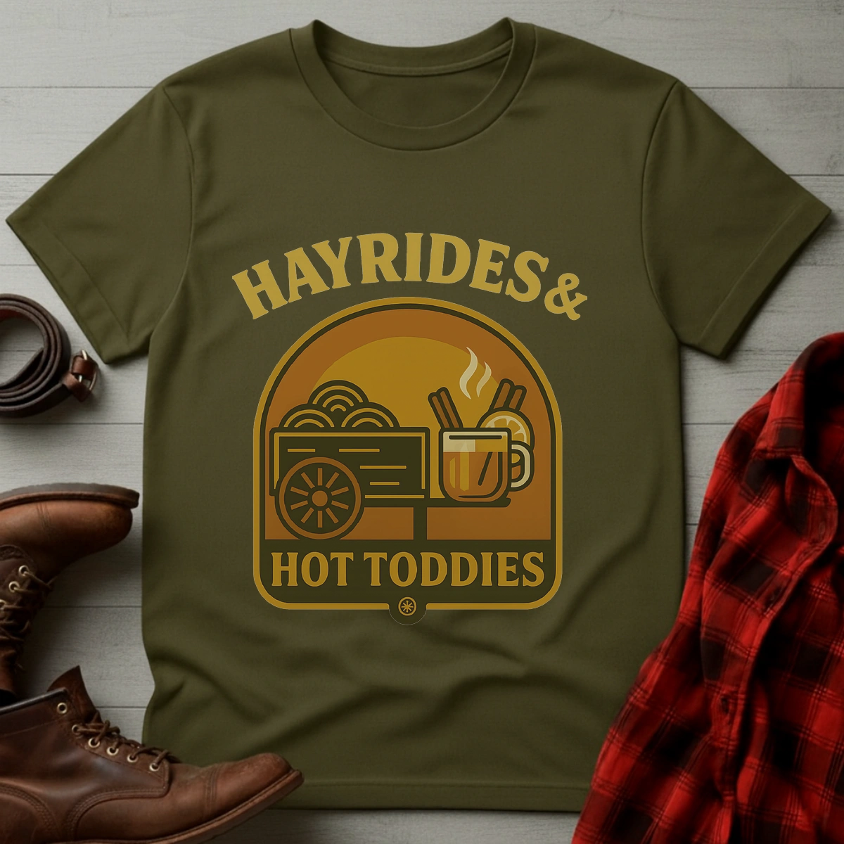 Hayrides and Whiskey T-Shirt