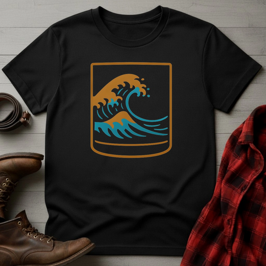 Whisky Japanese Wave T-Shirt