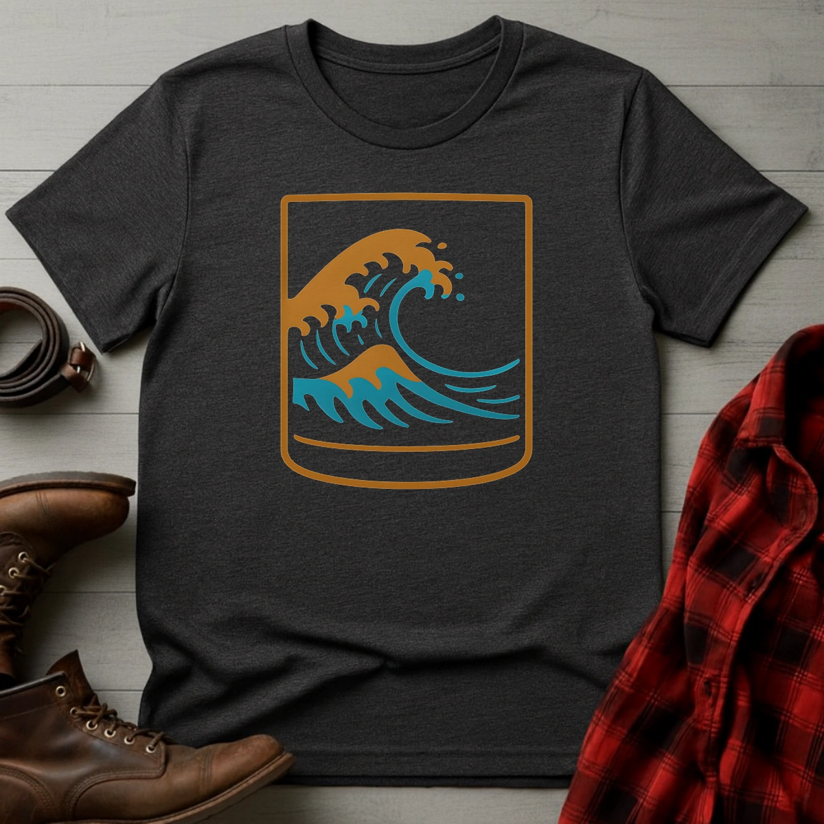 Whisky Japanese Wave T-Shirt