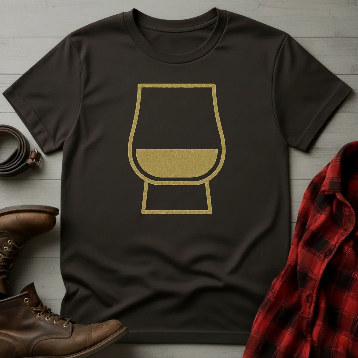 Whiskey Tumbler Glass T-Shirt