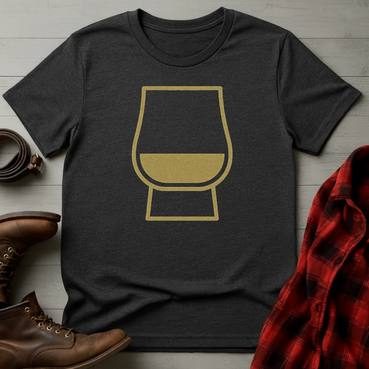 Whiskey Tumbler Glass T-Shirt