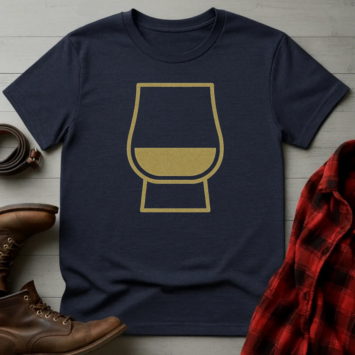 Whiskey Tumbler Glass T-Shirt
