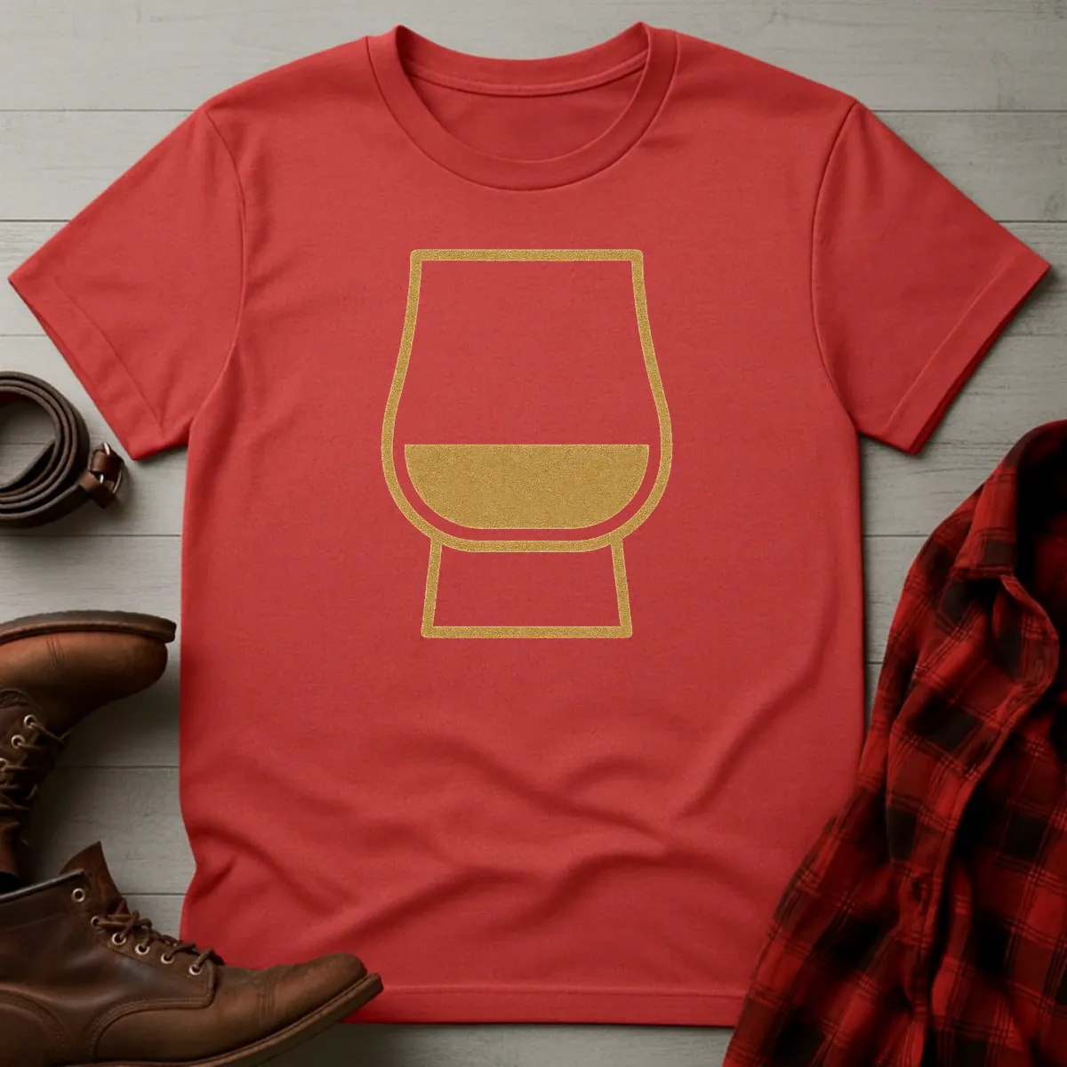 Whiskey Tumbler Glass T-Shirt