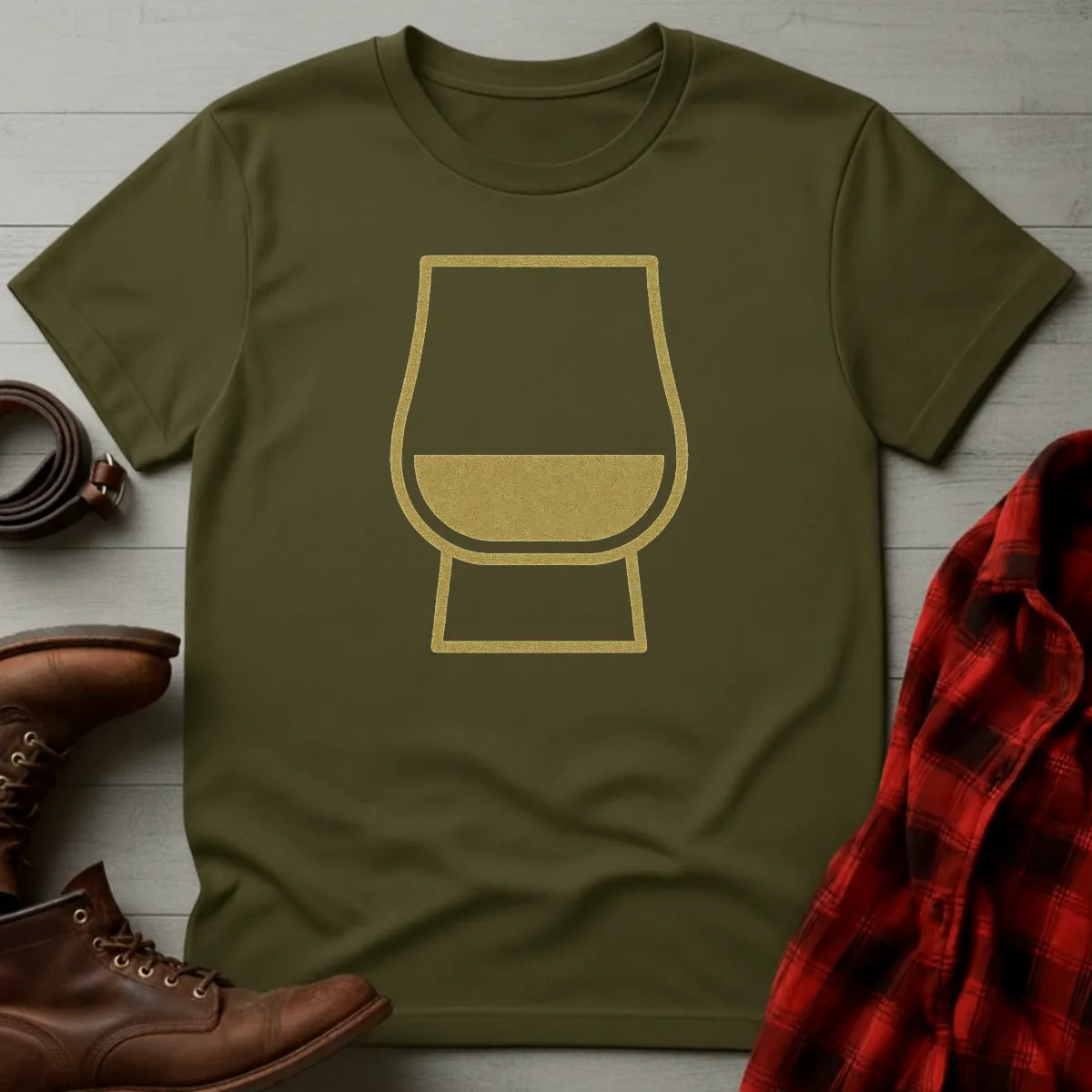 Whiskey Tumbler Glass T-Shirt