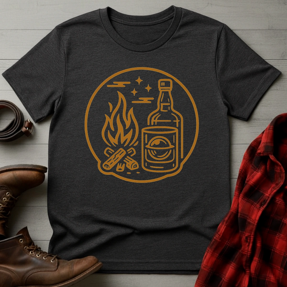 Campfire Whiskey T-Shirt