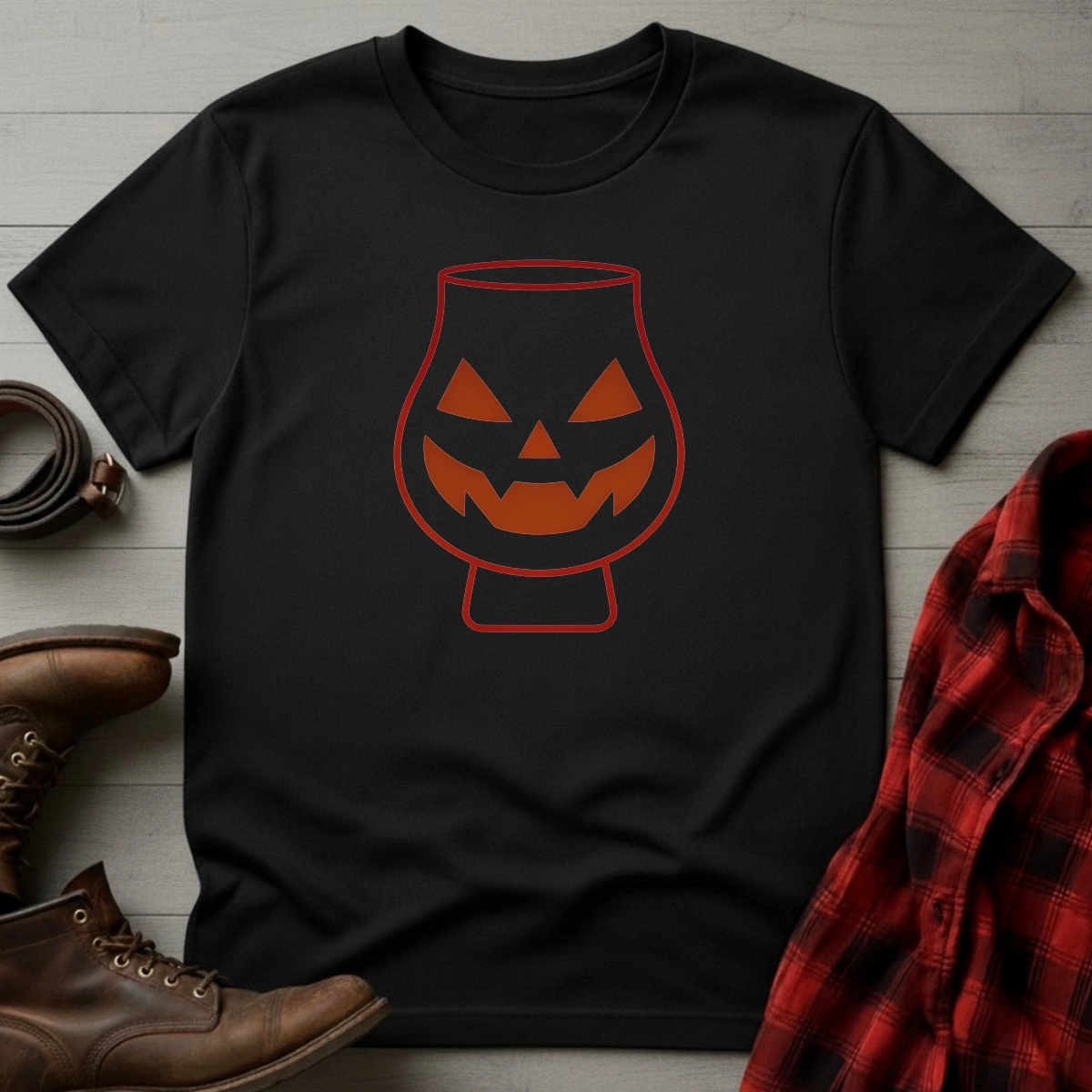 Whiskey Tumbler Halloween T-Shirt