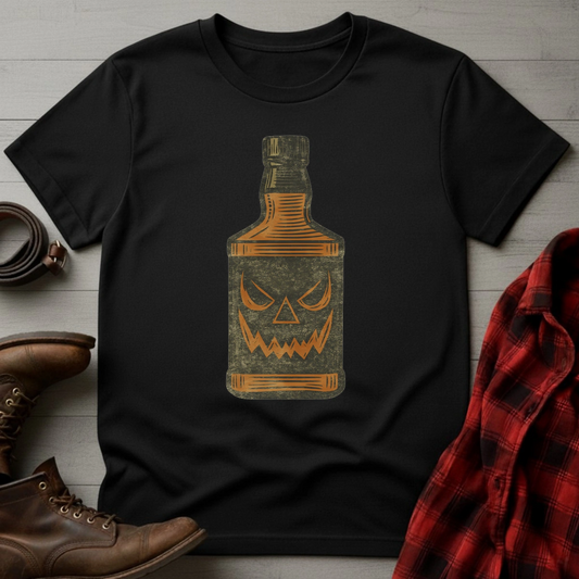 Whiskey Bottle Halloween T-Shirt