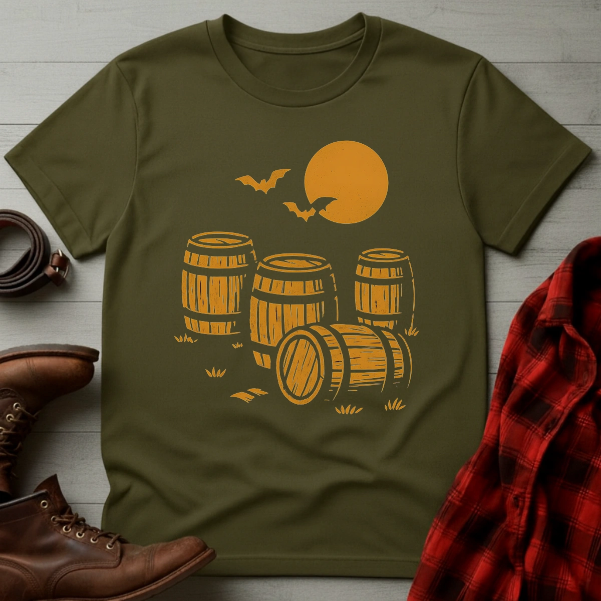 Whiskey Barrel Graveyard T-Shirt