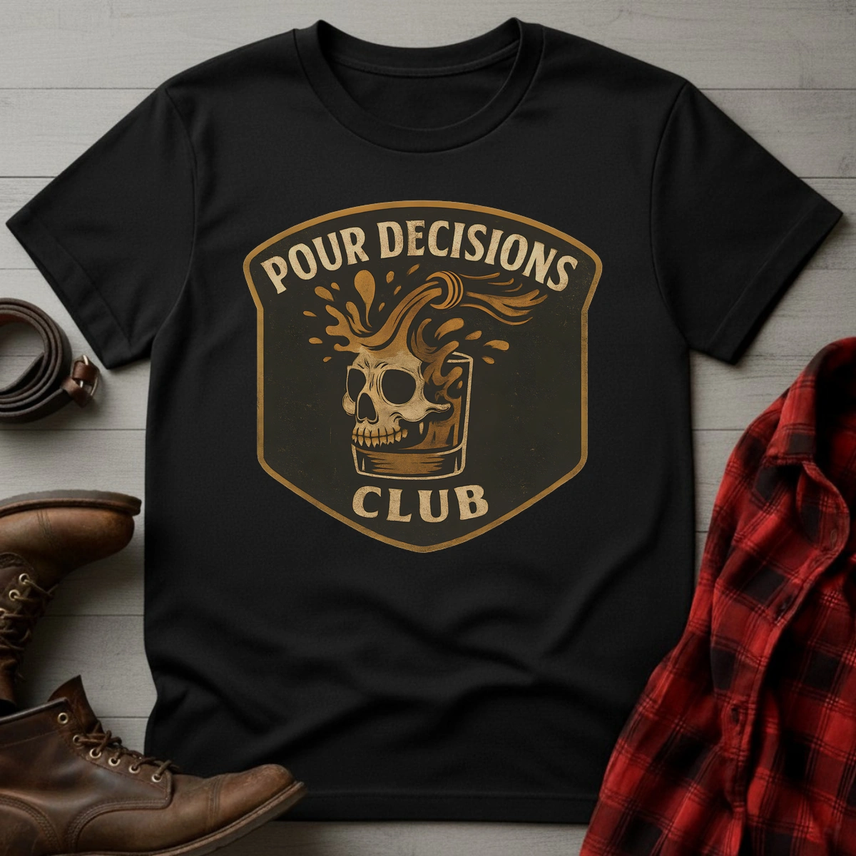 Pour Decisions Club T-Shirt