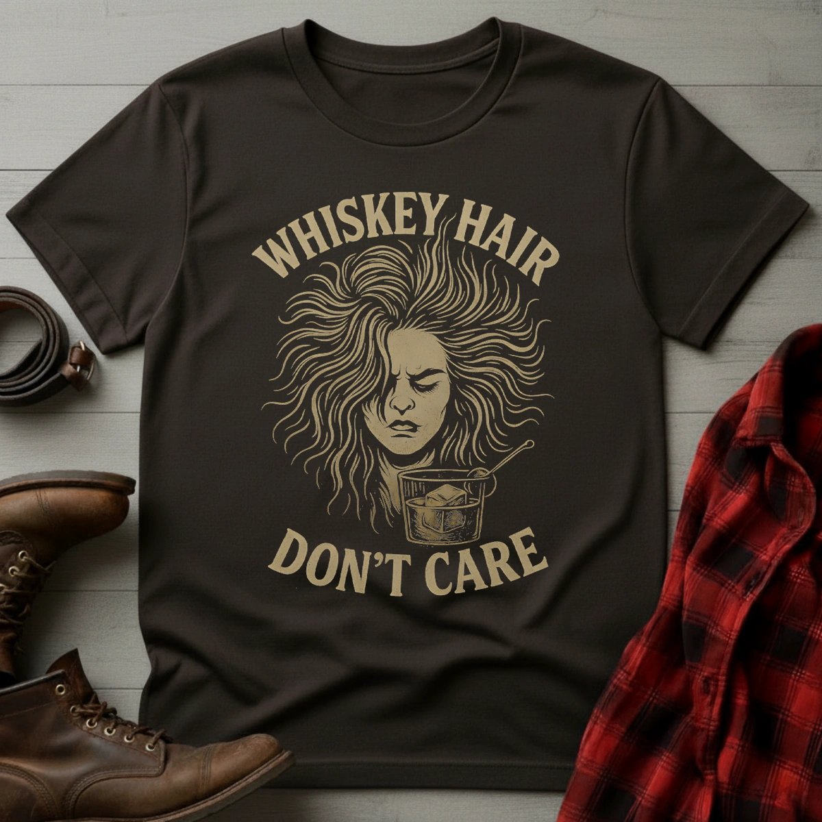 Her Whiskey Hair T-Shirt