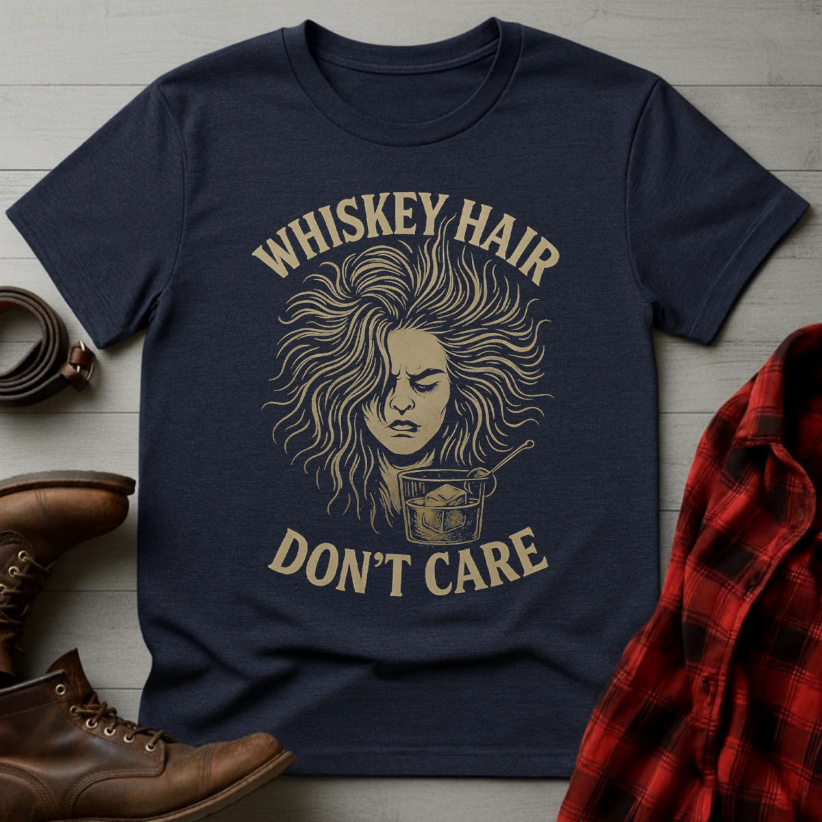 Her Whiskey Hair T-Shirt