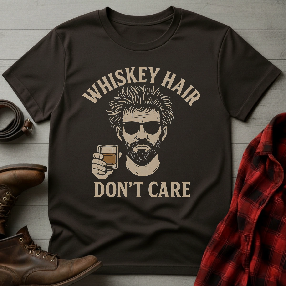 His Whiskey Hair T-Shirt