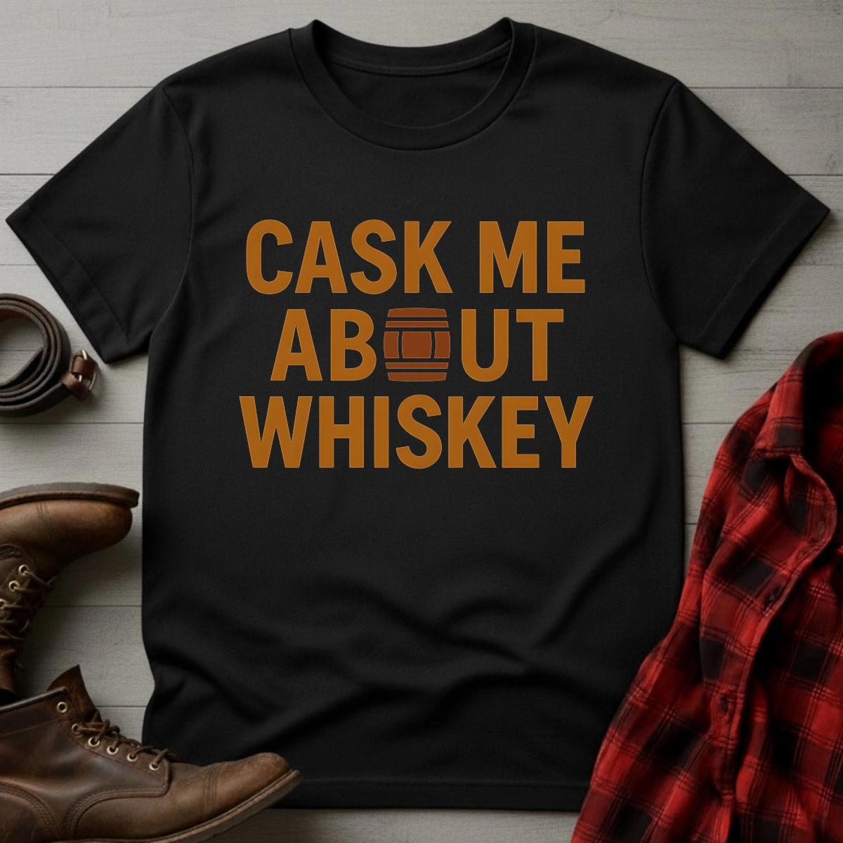 Cask Me About Whiskey T-Shirt