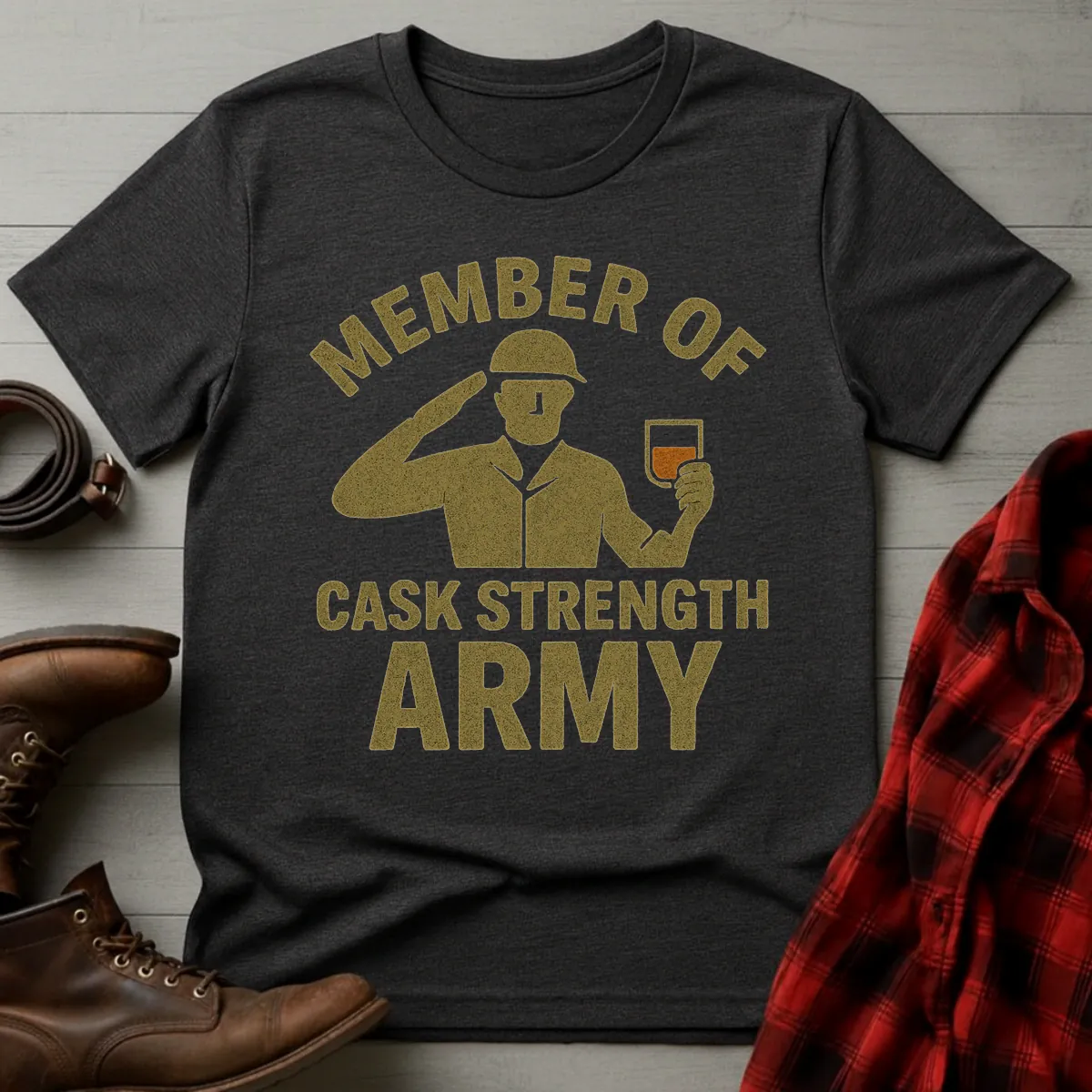 Cask Strength Army T-Shirt