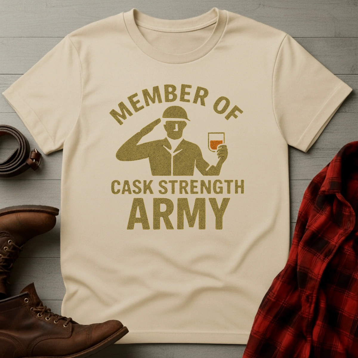 Cask Strength Army T-Shirt
