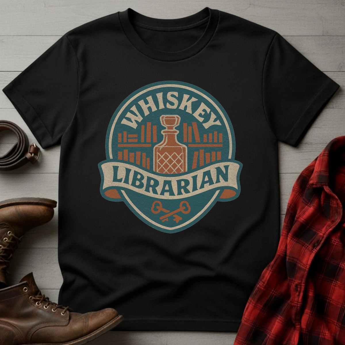 Whiskey Librarian T-Shirt