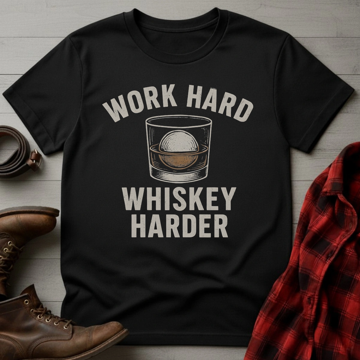 Whiskey Harder T-Shirt