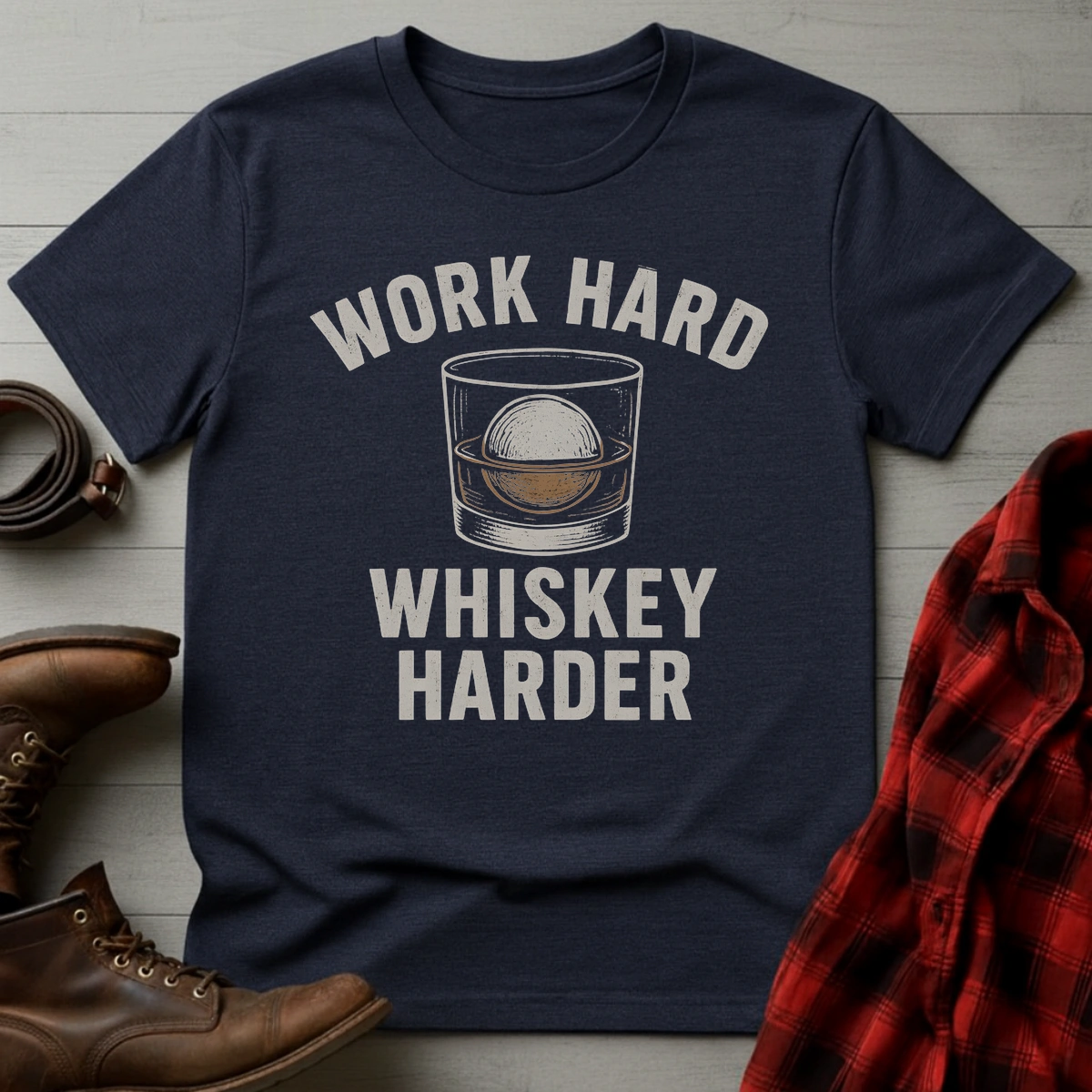 Whiskey Harder T-Shirt