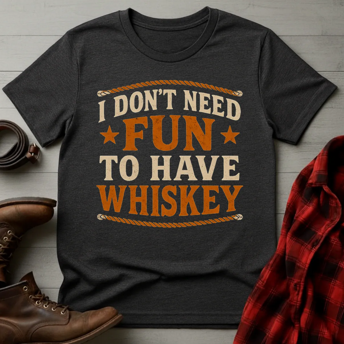 Fun Whiskey Ropes T-Shirt