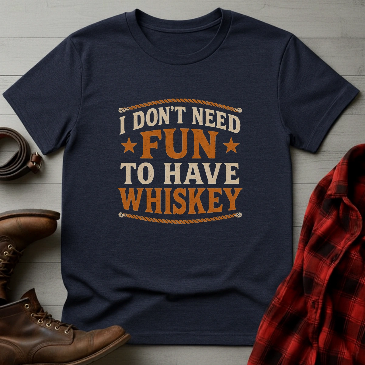 Fun Whiskey Ropes T-Shirt