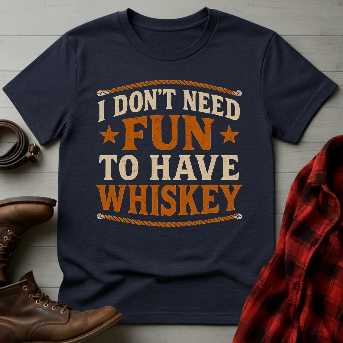 Fun Whiskey Ropes T-Shirt