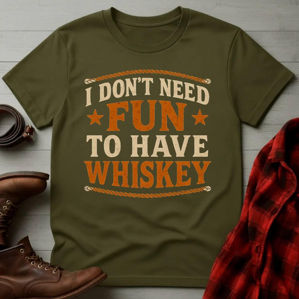 Fun Whiskey Ropes T-Shirt